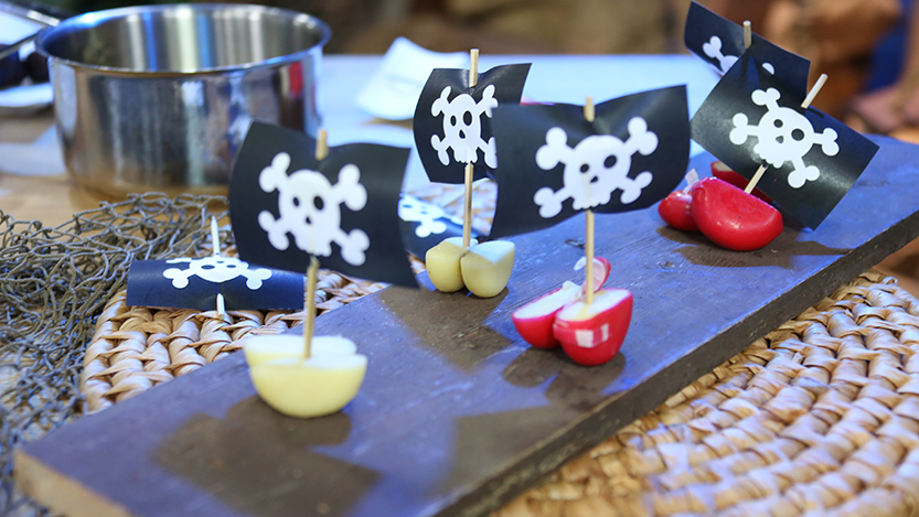 Cheese wedge pirate ships