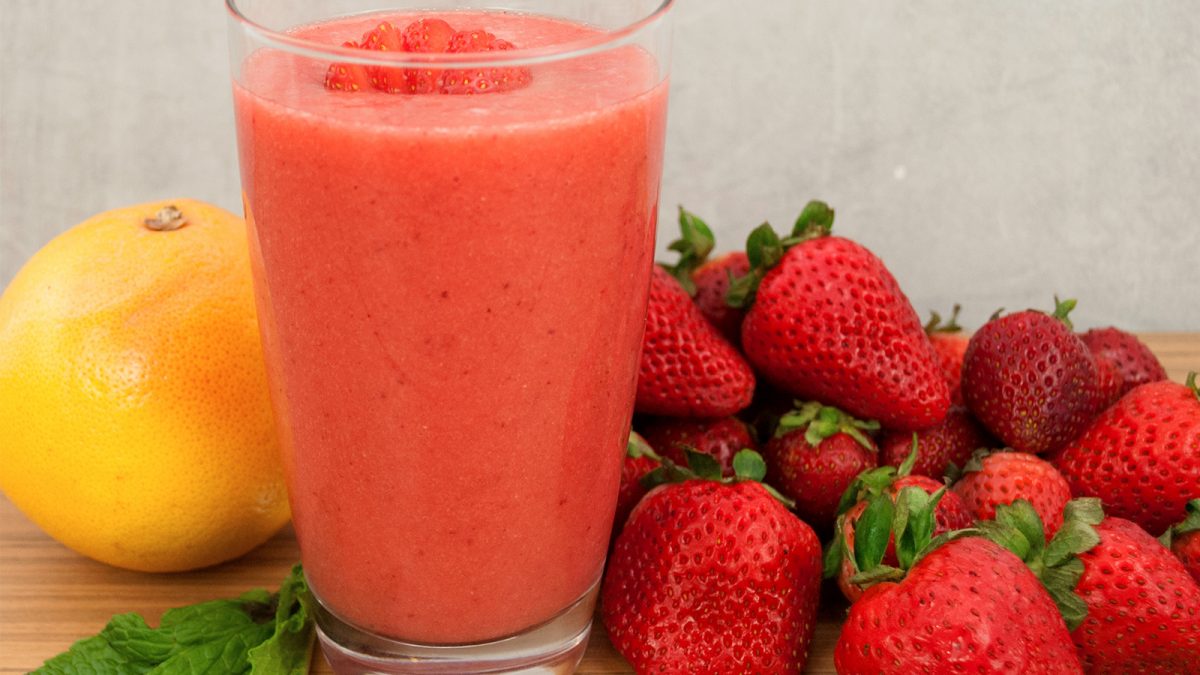 Pink lady smoothie
