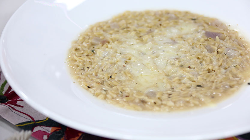 Orzo with kaseri cheese