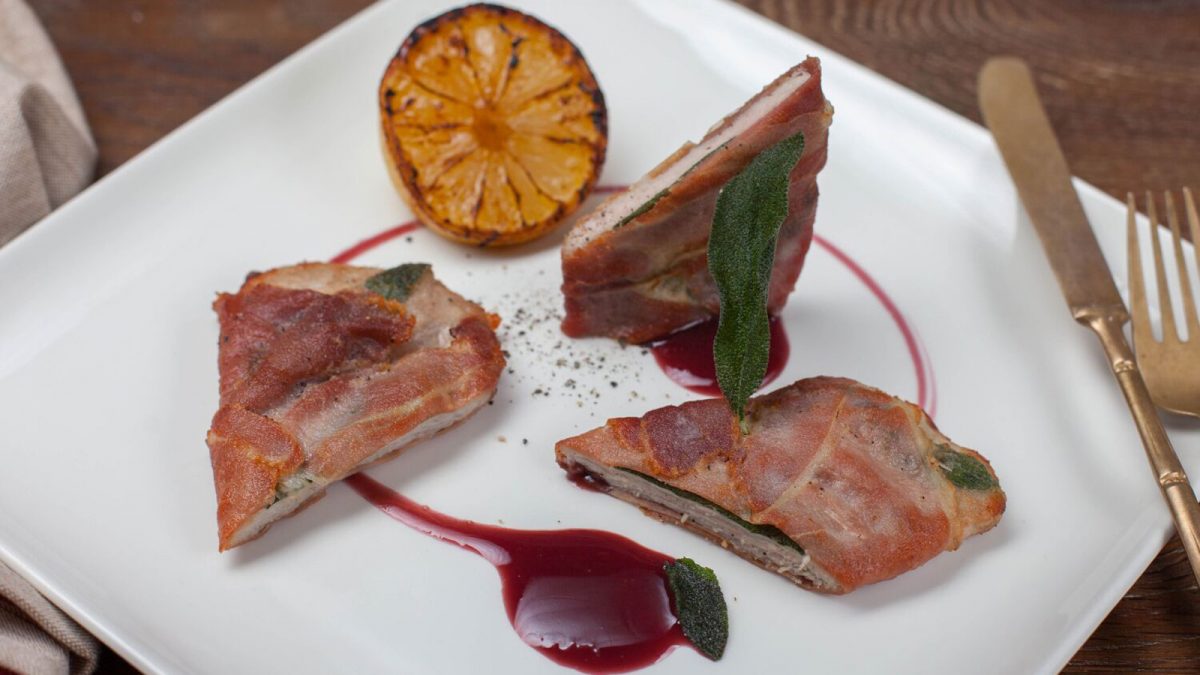 Veal with sage and prosciutto