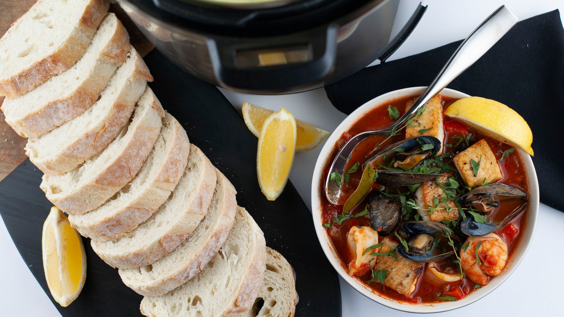 Cioppino (seafood stew)