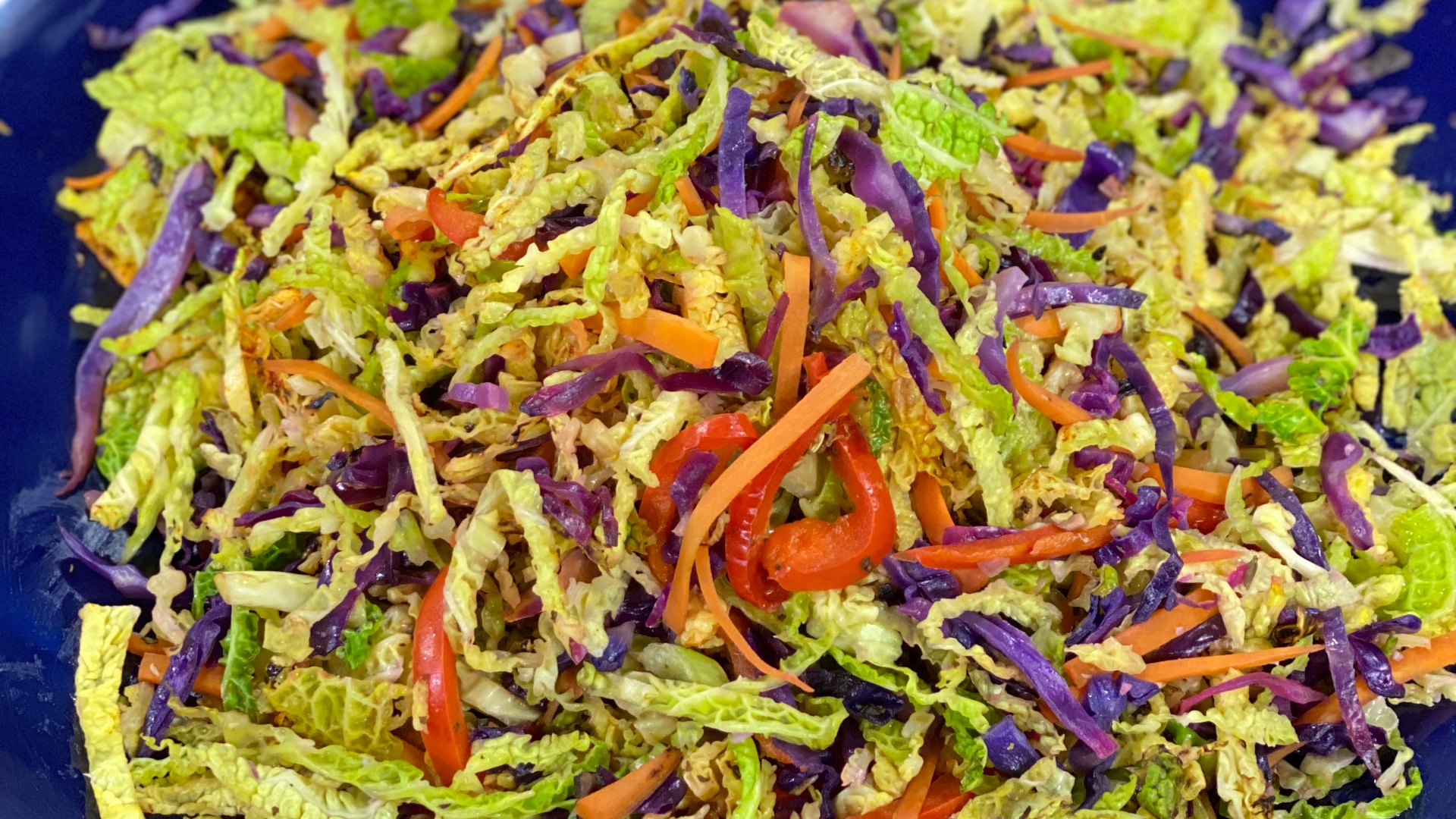 Fennel spiced cabbage