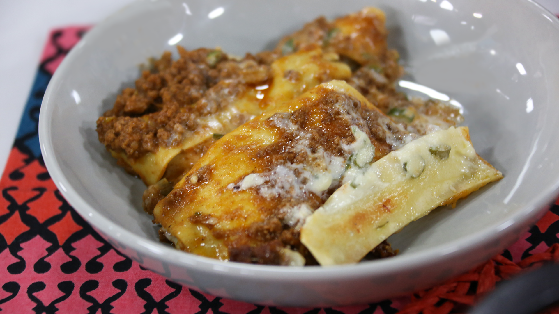Lasagna with an Indian twist